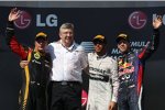 Lewis Hamilton (Mercedes) gewinnt in Ungarn vor Kimi Räikkönen (Lotus) und Sebastian Vettel (Red Bull) 