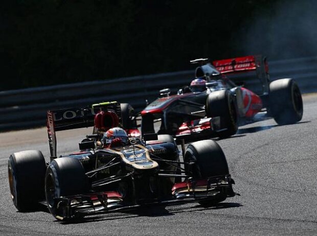 Romain Grosjean, Jenson Button