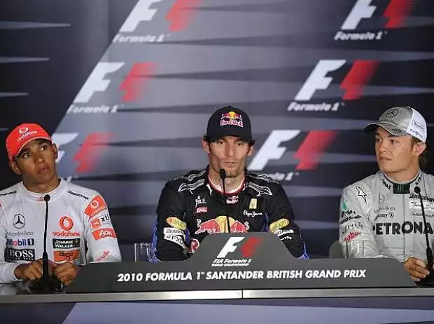 Lewis Hamilton, Mark Webber, Nico Rosberg Titel-Bild zur News: Lewis Hamilton, Mark Webber, Nico Rosberg