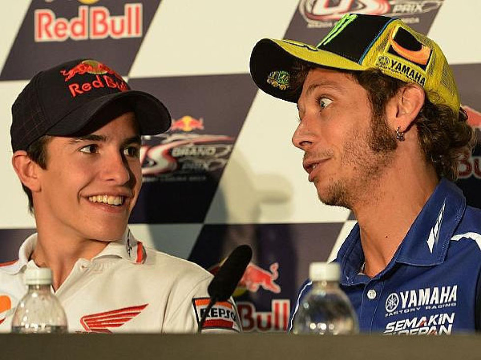 Marc Marquez, Valentino Rossi