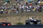 Pastor Maldonado (Williams) und Sergio Perez (McLaren) 