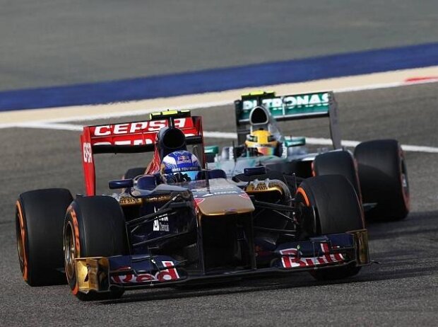 Titel-Bild zur News: Daniel Ricciardo, Lewis Hamilton