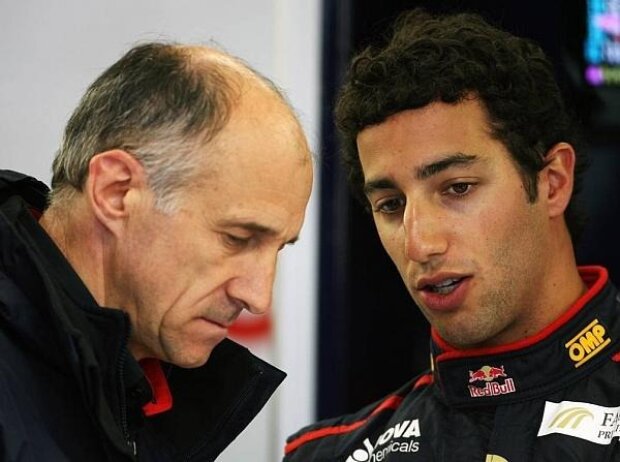 Titel-Bild zur News: Franz Tost, Daniel Ricciardo