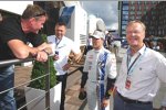 Tommi Mäkinen, Jost Capito, Sebastien Ogier und Ari Vatanen 