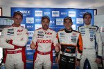 Tom Chilton (RML-Chevrolet), Yvan Muller (RML-Chevrolet), Norbert Michelisz (Zengö-Honda) und Alex MacDowall (Bamboo-Chevrolet) 