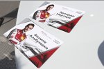 Autogrammkarten von Edoardo Mortara (Rosberg-Audi) und Filipe Albuquerque (Rosberg-Audi) 