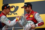 Mattias Ekström (Abt-Audi-Sportsline) und Mike Rockenfeller (Phoenix-Audi) 