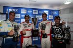 Pepe Oriola (Tuenti-SEAT), Yvan Muller (RML-Chevrolet), Tom Chilton (RML-Chevrolet) und Jose-Maria Lopez (Wiechers-BMW)
