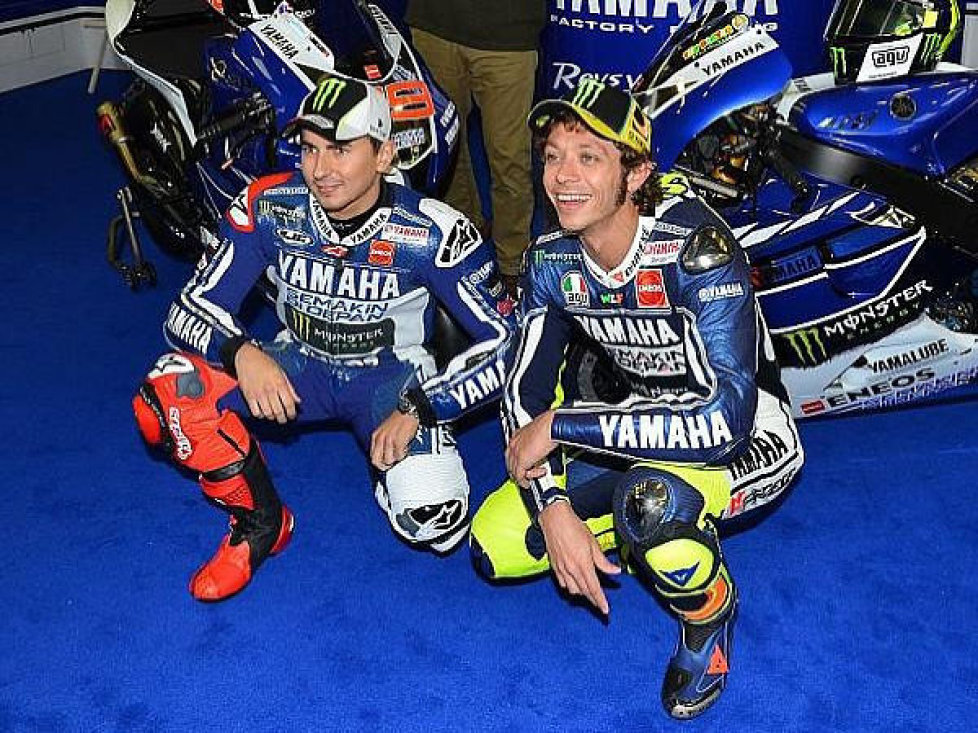 Jorge Lorenzo, Valentino Rossi