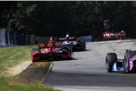 Scott Dixon (Ganassi) und Will Power (Penske) 