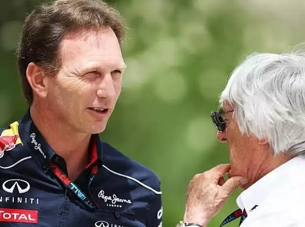 Christian Horner, Bernie Ecclestone Titel-Bild zur News: Christian Horner, Bernie Ecclestone