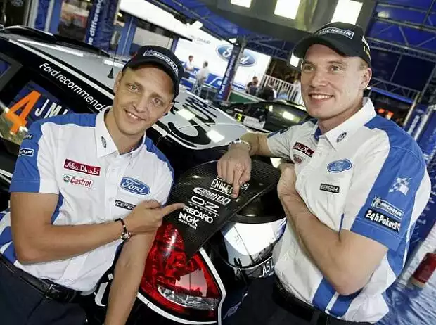 Mikko Hirvonen, Jari-Matti Latvala Titel-Bild zur News: Mikko Hirvonen, Jari-Matti Latvala