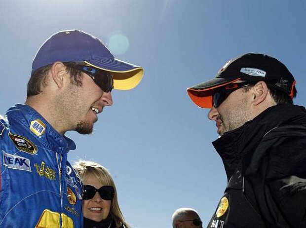 Michael Waltrip, Tony Stewart Michael Waltrip, Tony Stewart