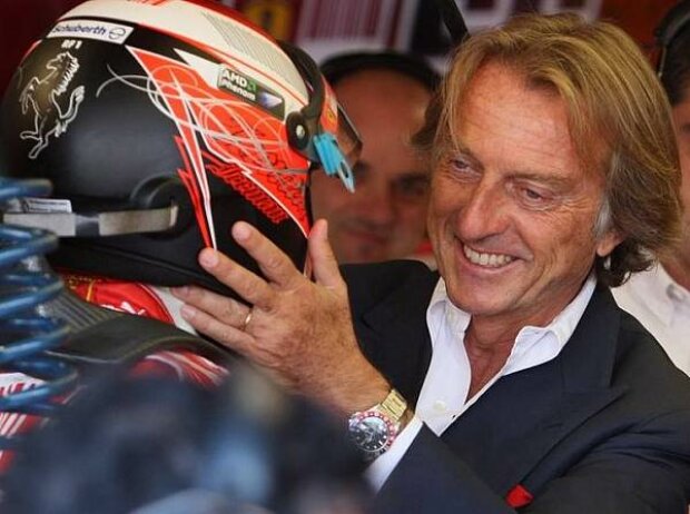 Kimi Räikkönen mit Luca di Montezemolo