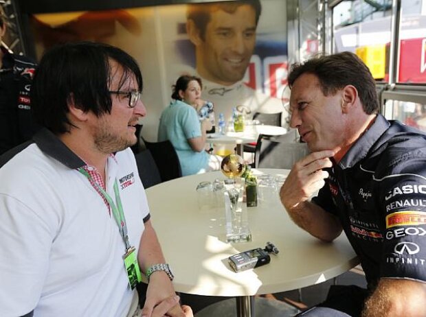 Christian Nimmervoll und Christian Horner