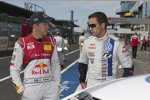 Mattias Ekström und Sebastien Ogier tauschen die Autos