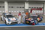 Mattias Ekström und Sebastien Ogier tauschen die Autos