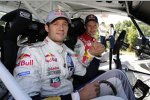 Mattias Ekström und Sebastien Ogier tauschen die Autos