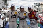 Marco Wittmann (MTEK-BMW), Augusto Farfus (RBM-BMW) und Miguel Molina (Phoenix-Audi) 