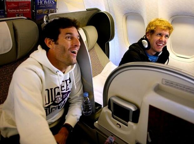 Mark Webber und Sebastian Vettel Mark Webber und Sebastian Vettel