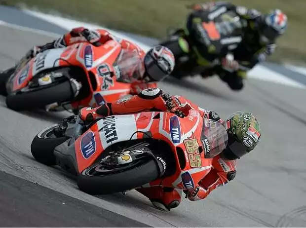 Nicky Hayden, Andrea Dovizioso Titel-Bild zur News: Nicky Hayden, Andrea Dovizioso