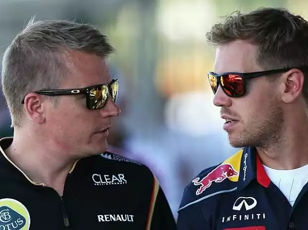Kimi Räikkönen, Sebastian Vettel Titel-Bild zur News: Kimi Räikkönen, Sebastian Vettel
