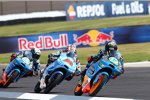 Alex Marquez vor Maverick Vinales und Alex Rins 