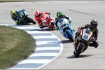 Scott Redding vor Pol Espargaro, Nicolas Terol und  Dominique Aegerter 