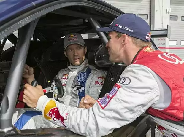Mattias Ekström, Sebastien Ogier Titel-Bild zur News: Mattias Ekström, Sebastien Ogier