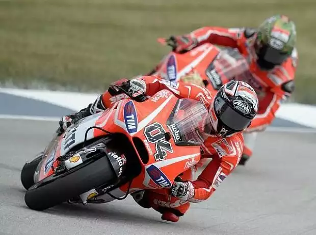 Nicky Hayden, Andrea Dovizioso Titel-Bild zur News: Nicky Hayden, Andrea Dovizioso