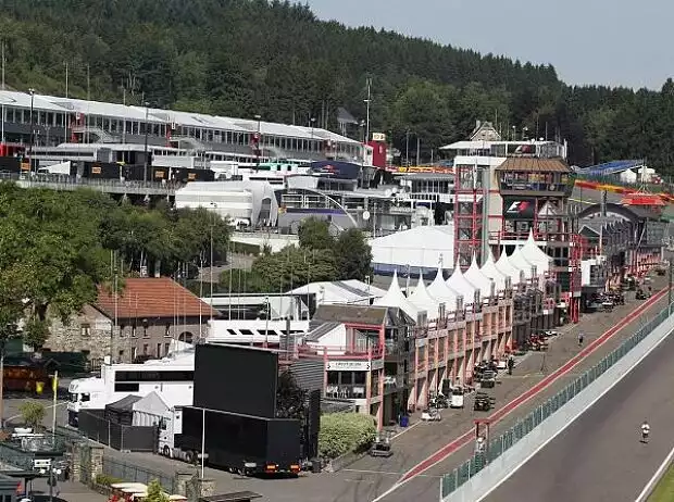 Titel-Bild zur News: Paddock in Spa-Francorchamps