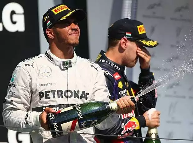 Titel-Bild zur News: Lewis Hamilton, Sebastian Vettel