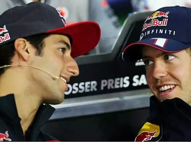 Sebastian Vettel, Daniel Ricciardo Titel-Bild zur News: Sebastian Vettel, Daniel Ricciardo