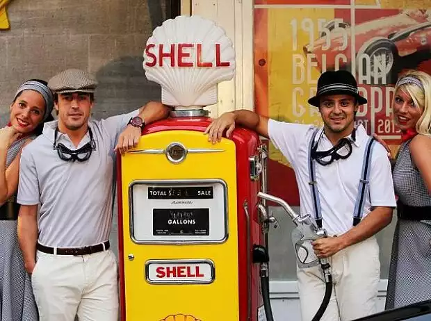Titel-Bild zur News: Fernando Alonso, Felipe Massa
