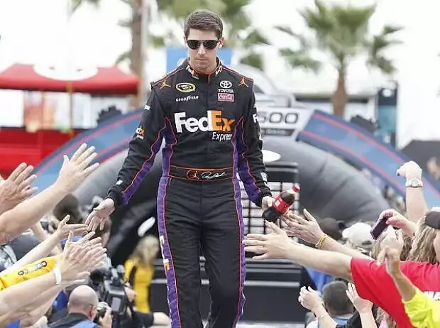 Denny Hamlin, Joe Gibbs Titel-Bild zur News: Denny Hamlin, Joe Gibbs