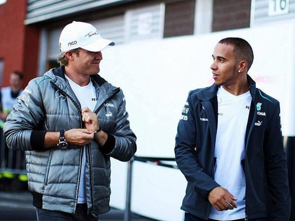 Nico Rosberg, Lewis Hamilton