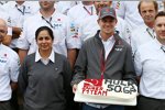 Nico Hülkenberg (Sauber) und Monisha Kaltenborn 