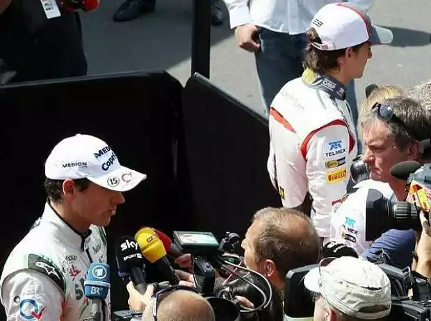 Titel-Bild zur News: Esteban Gutierrez, Adrian Sutil