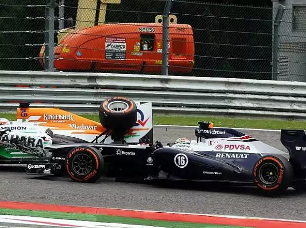 Titel-Bild zur News: Pastor Maldonado, Paul di Resta