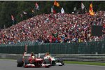 Felipe Massa (Ferrari) und Adrian Sutil (Force India) 