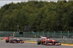 Fernando Alonso (Ferrari) und Jenson Button (McLaren) 