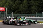 Esteban Gutierrez (Sauber) und Giedo van der Garde (Caterham) 