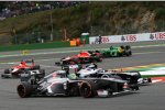 Esteban Gutierrez (Sauber) und Valtteri Bottas (Williams) 