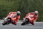 Nicky Hayden und Andrea Dovizioso (Ducati) 