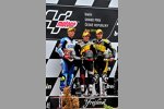 Takaaki Nakagami, Mika Kallio und Thomas Lüthi 