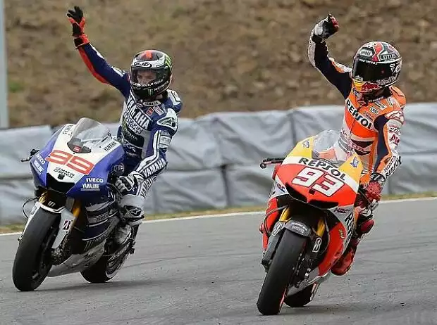 Titel-Bild zur News: Jorge Lorenzo, Marc Marquez