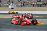 Dario Franchitti, Scott Dixon (beide Ganassi) und Ryan Hunter-Reay (Andretti)