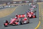 Scott Dixon (Ganassi) führt das Feld an