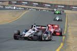 Will Power (Penske) und Dario Franchitti (Ganassi)