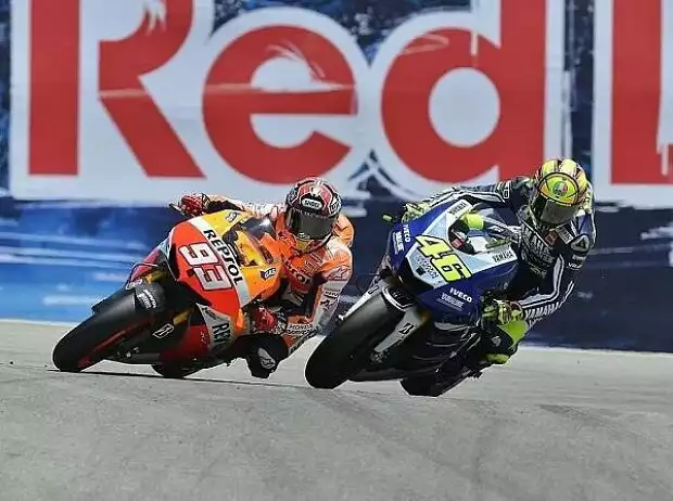 Valentino Rossi, Marc Marquez Titel-Bild zur News: Valentino Rossi, Marc Marquez